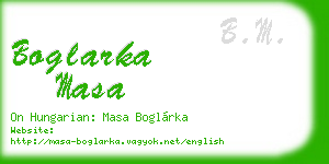 boglarka masa business card