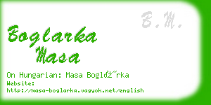 boglarka masa business card